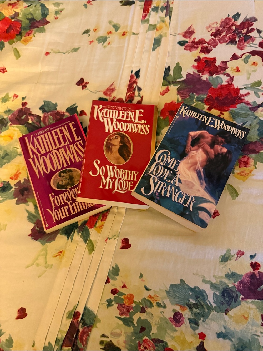 Kathleen E. Woodiwiss Romance Paperback Bundle
